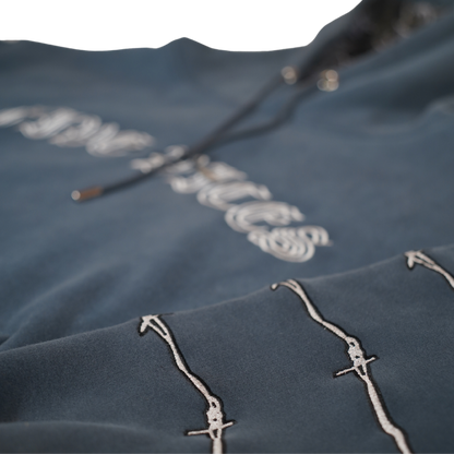 Tied to Habits Hoodie (Slate Blue)