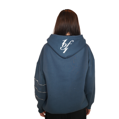 Tied to Habits Hoodie (Slate Blue)