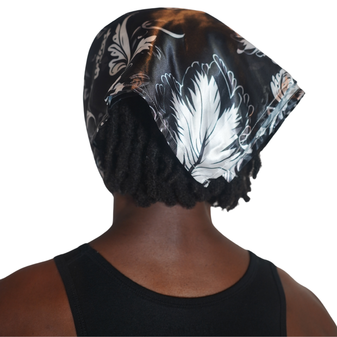 Collector's Club Silk Bandana (Black/White)