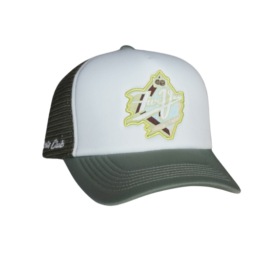 Walk Off Foam Trucker Snapback (Laurel Green)