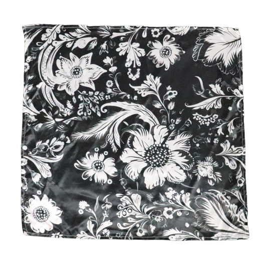 Collector's Club Silk Bandana (Black/White)