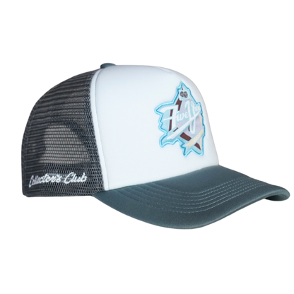 Walk Off Foam Trucker Snapback (Slate Blue)