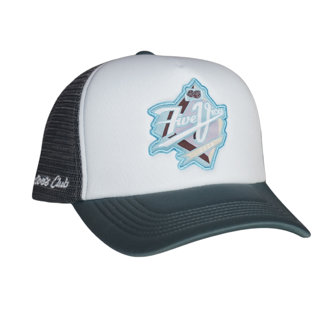 Walk Off Foam Trucker Snapback (Slate Blue)