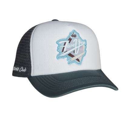 Walk Off Foam Trucker Snapback (Slate Blue)